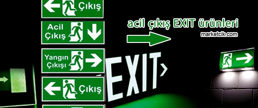 Led Exit Acil Çıkış Armatürleri - marketcik.com