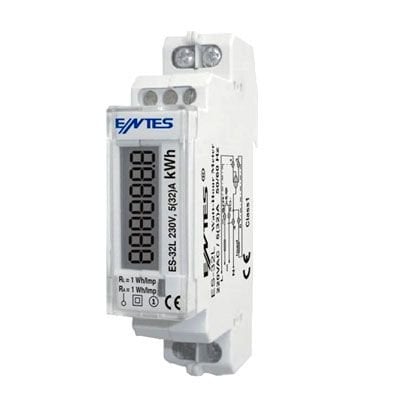 Entes ES-32L Güç ve Enerji Ölçer Aktif Enerji 32 Amper