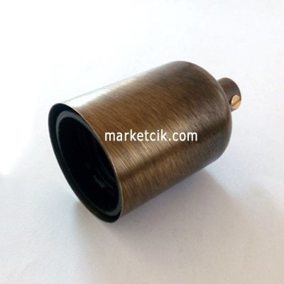Marketcik Dekoratif Metal Eskitme Lale E27 Duy