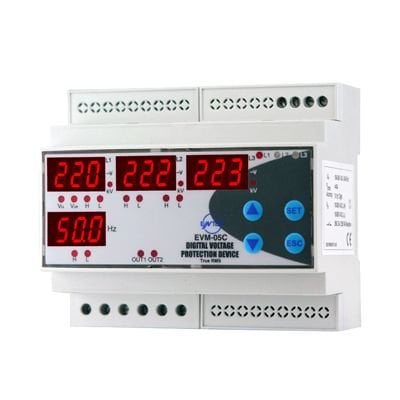 Entes EVM-05C-DIN Multimetre Kontaklı Ölçüm Cihazı