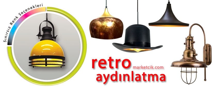 Retro Avize Aydınlatma Ürünleri