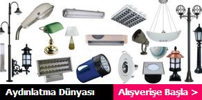 Aydınlatma ürünleri, bahçe aytınlatma, led aydınlatma, tavan ve duvar aydınlatma ürünleri