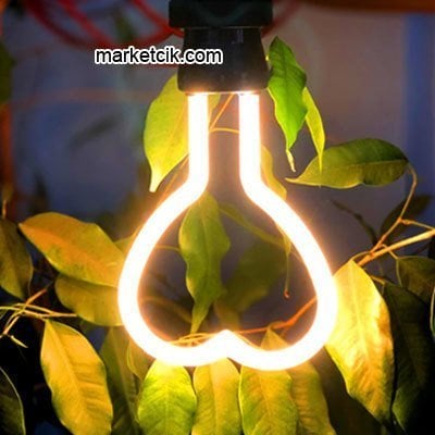 Dekoratif 4 Watt Kalp Led Tüp Rustik Ampul E27 Duy