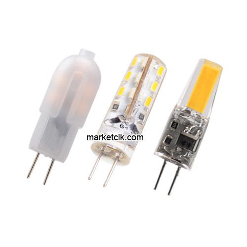 12 Volt G4 Duy 2-3 Watt Led Kapsül Ampul, Halojen Yerine Led Avize Ampulü, Beyaz Işık