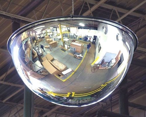 60cm Tam Kubbesel Akrilik Trafik Güvenlik Aynası