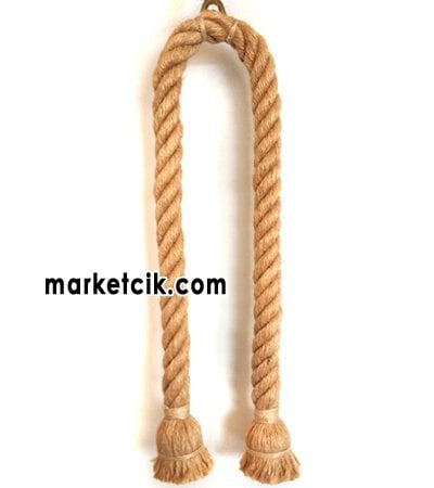 Ağaç ve Kütük Aydınlatma için 2 Ucu Duylu 2cm Dekoratif Halat Sarkıt, 1-2-3-4-5 metre
