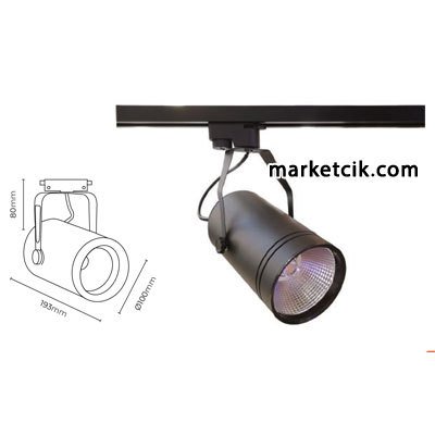 Cata CT-5369 50 Watt Led Ray Spot Armatür Günışığı-Beyaz Işık Beyaz