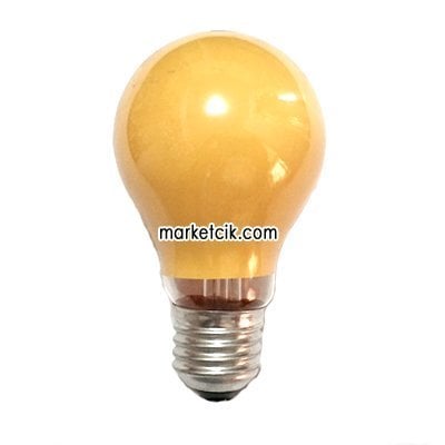 25 Watt E27 Duy Dekoratif Turuncu Işık Ampul, 10 Adet