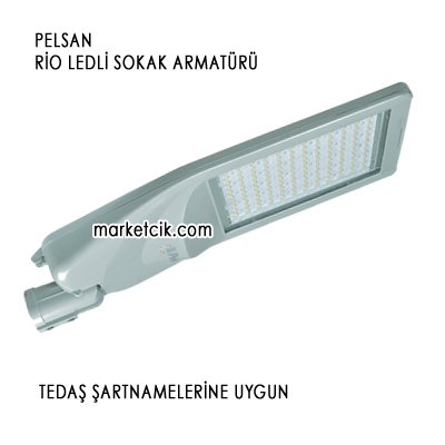 Pelsan Rio 200 Watt Led Yol Aydınlatma Armatürü, TEDAŞA UYGUN