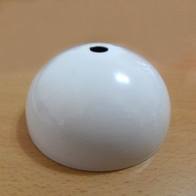 Marketcik Avize, Abajur İçin Yuvarlak Metal Beyaz Küre Rozans