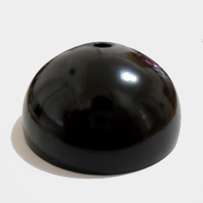 Marketcik Avize, Abajur İçin Metal Siyah Küre Rozans