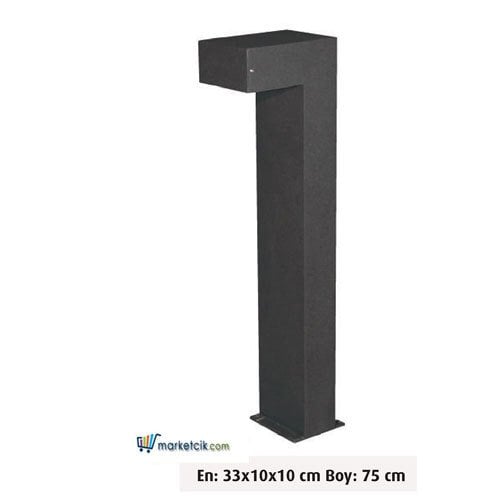 Ayaz 75x33 Bollard Park Bahçe Aydınlatma Çim Direği