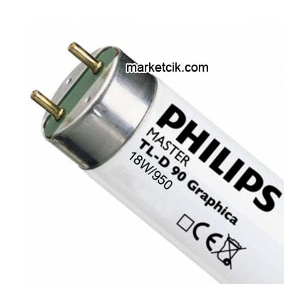 Philips TL-D 90 Graphica 18W/950 T8 Floresan Ampul Matbaa ve Grafik Ampulü