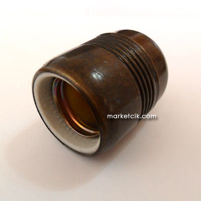 Marketcik Metal E27 Eskitme Duy Dekoratif Standart Avize Ampul Duyu