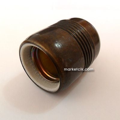 Marketcik Metal E27 Eskitme Duy Dekoratif Standart Avize Ampul Duyu