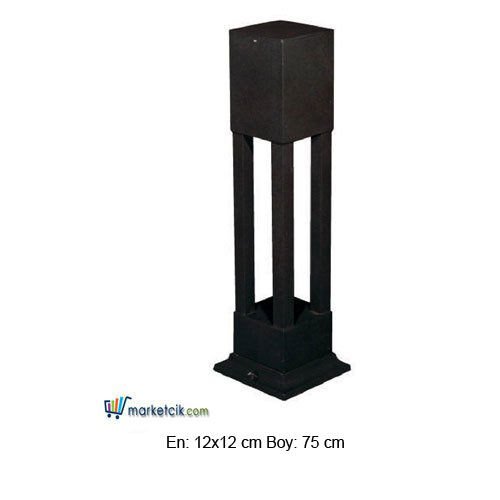 Ayaz 75x12 Bollard Park Bahçe Aydınlatma Çim Direği