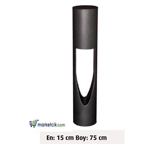 Ayaz 75x15 Bollard Park Bahçe Aydınlatma Çim Direği