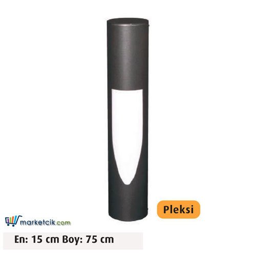 Ayaz 75x15 Bollard Park Bahçe Aydınlatma Çim Direği