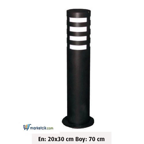 Ayaz 70x30 Bollard Park Bahçe Aydınlatma Çim Direği