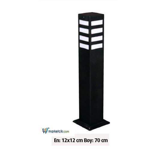 Ayaz 70x12 Bollard Park Bahçe Aydınlatma Çim Direği