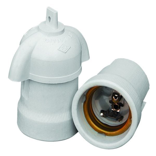 Marketcik Kapaklı E27 Porselen Yağmur Duy