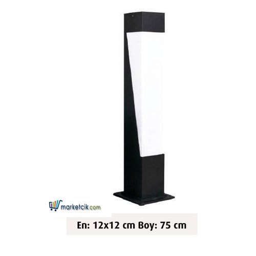 Ayaz 75x12 Bollard Park Bahçe Aydınlatma Çim Direği