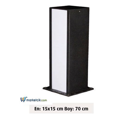 Ayaz 70x15 Bollard Park Bahçe Aydınlatma Çim Direği