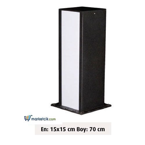 Ayaz 70x15 Bollard Park Bahçe Aydınlatma Çim Direği