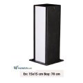 Ayaz 70x15 Bollard Park Bahçe Aydınlatma Çim Direği