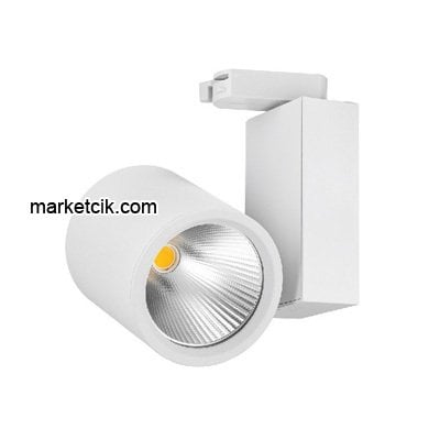 Cata CT-5345 Beyaz 40 Watt Led Ray Spot Armatür Günışığı-Beyaz Işık