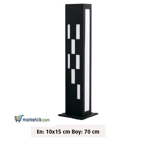 Ayaz 70x15 Bollard Park Bahçe Aydınlatma Çim Direği