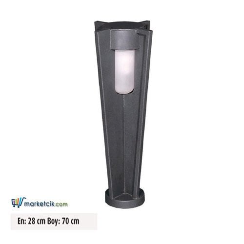 Ayaz 70x28 Bollard Park Bahçe Aydınlatma Çim Direği