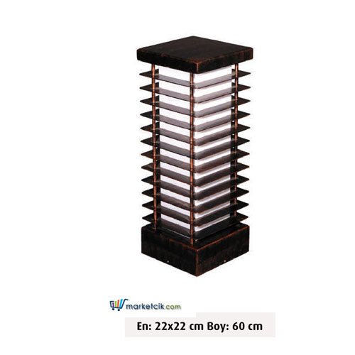Ayaz 60x22 Bollard Park Bahçe Aydınlatma Çim Direği