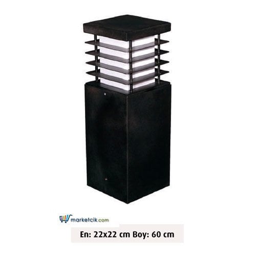 Ayaz 60x22 Bollard Park Bahçe Aydınlatma Çim Direği