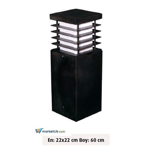 Ayaz 60x22 Bollard Park Bahçe Aydınlatma Çim Direği