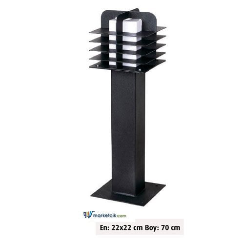 Ayaz 70x22 Bollard Park Bahçe Aydınlatma Çim Direği