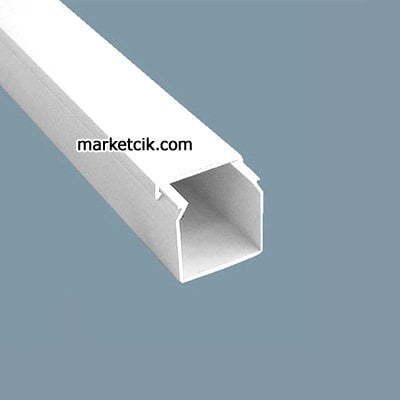 Mutlusan 25x25 mm Kablo Kanalı Eko Serisi Beyaz 100 metre Koli