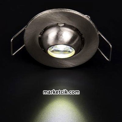 Marketcik 1 Watt Manda Gözü Led Spot Armatür Günışığı Işık