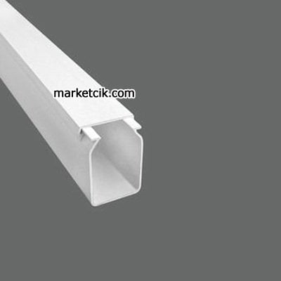 Mutlusan 25x40 mm Kablo Kanalı Eko Serisi Beyaz 80 metre Koli