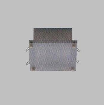 Pelsan S.A. 2x18 Kare Dikme Camlı Downlight Armatür