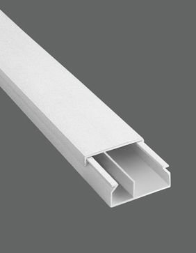 Mutlusan 40x16 mm Bölmeli Kablo Kanalı Eko Serisi Beyaz 100 metre Koli