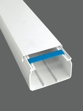 Mutlusan 80x60 mm Kablo Kanalı Eko Serisi Beyaz 24 metre Koli