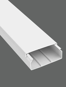 Mutlusan 100x40 mm Kablo Kanalı Eko Serisi Priz Takılır Beyaz 24 metre Koli
