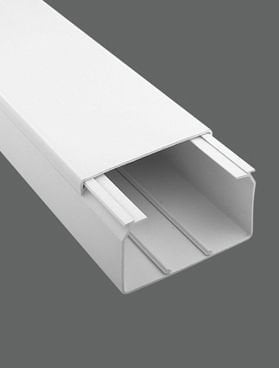 Mutlusan 100x60 mm Kablo Kanalı Eko Serisi Priz Takılır Beyaz 20 metre Koli