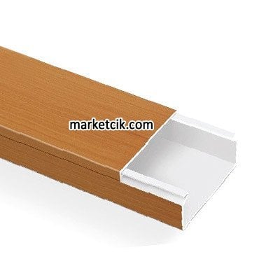 Mutlusan Ahşap Serisi Armut Renk 16x16 mm Yapışkanlı Kablo Kanalı