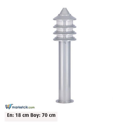 Ayaz 70x18 Bollard Park Bahçe Aydınlatma Çim Direği