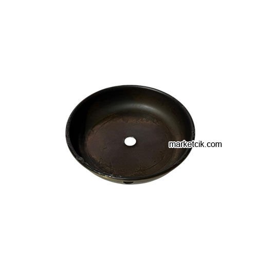 Marketcik Seramik Vazo Masa Lambası İçin Eskitme Metal Tabanlık 8 Cm