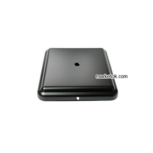 Marketcik Seramik Vazo Masa Lambası İçin Siyah Kare Metal Tabanlık 15x15 cm