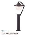 Ayaz 100x32 Bollard Park Bahçe Aydınlatma Çim Direği