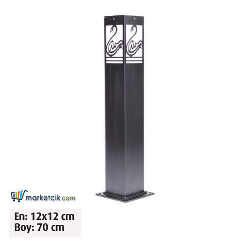 Ayaz 70x12 Bollard Park Bahçe Aydınlatma Çim Direği